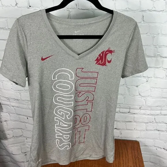 Nike WSU Cougars dri-fit shirt size medium EUC - Picture 1 of 5